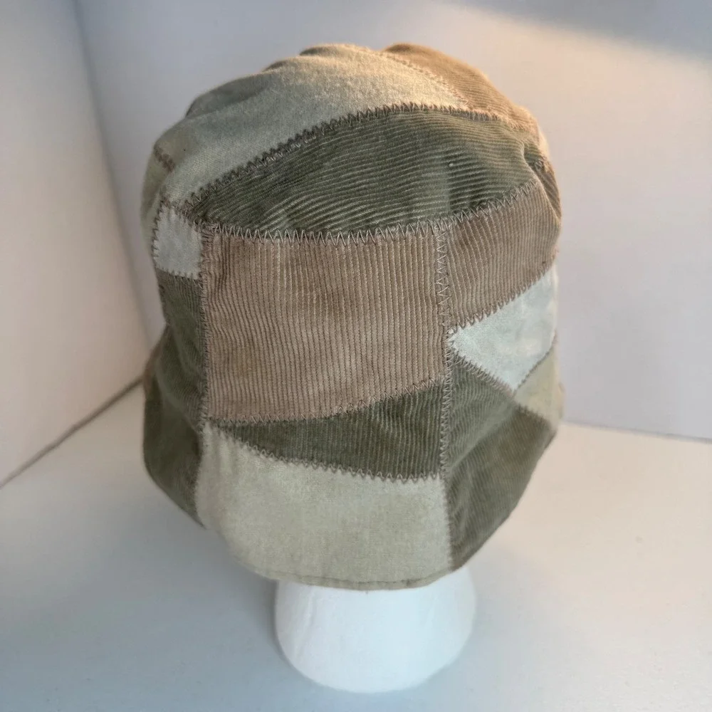 MUDD Vintage Y2K Corduroy Patchwork Bucket Hat READ